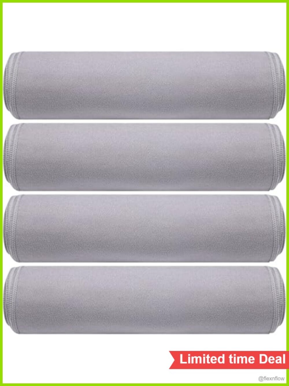 4 Pack Non Slip Microfiber Yoga Mat Towels 72x24 Sweat Absorbent Quick Dry